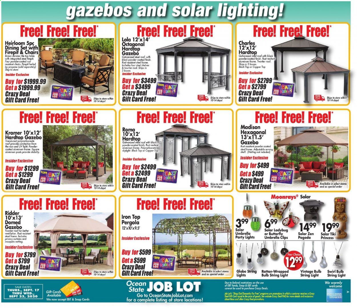 Ocean State Job Lot Weekly Ad September 17 to September 23