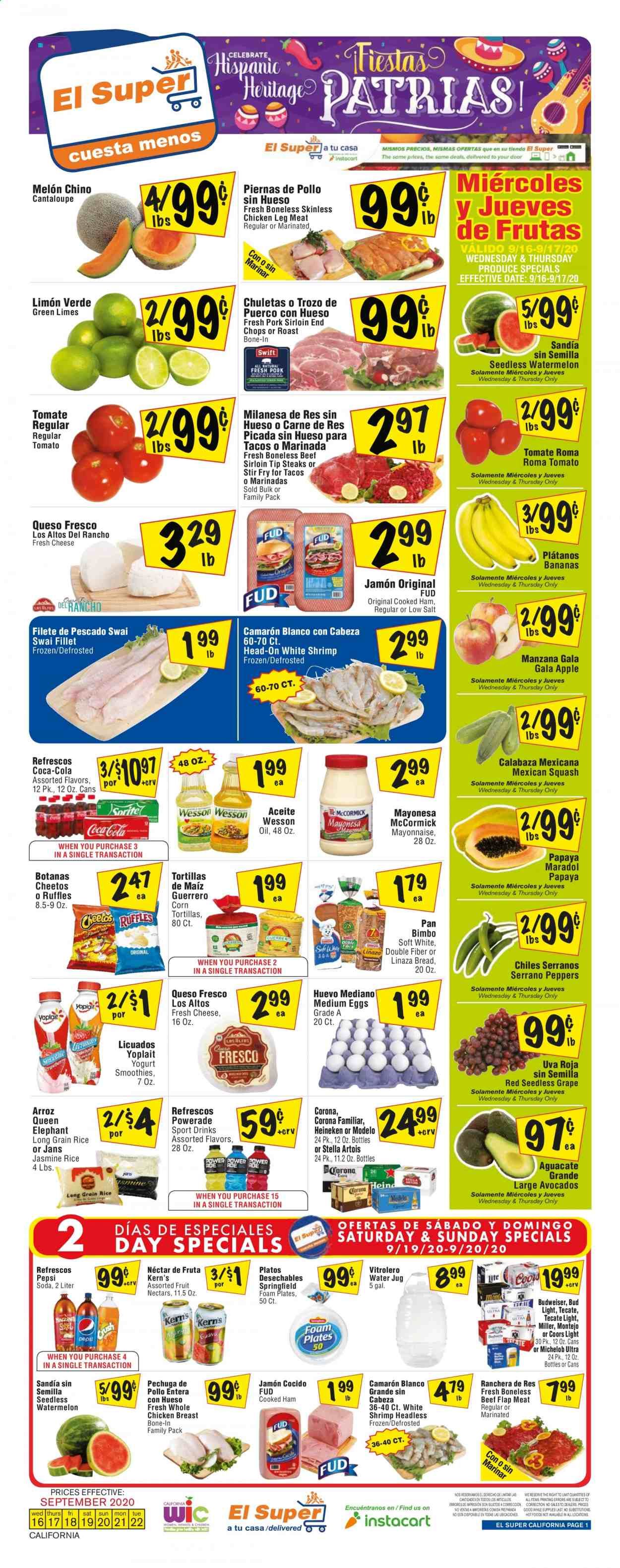 El Super Weekly Ad September 16 to September 22
