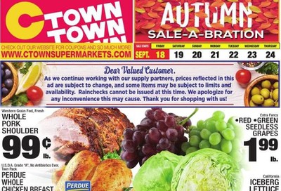 C-Town Weekly Ad September 18 to September 24