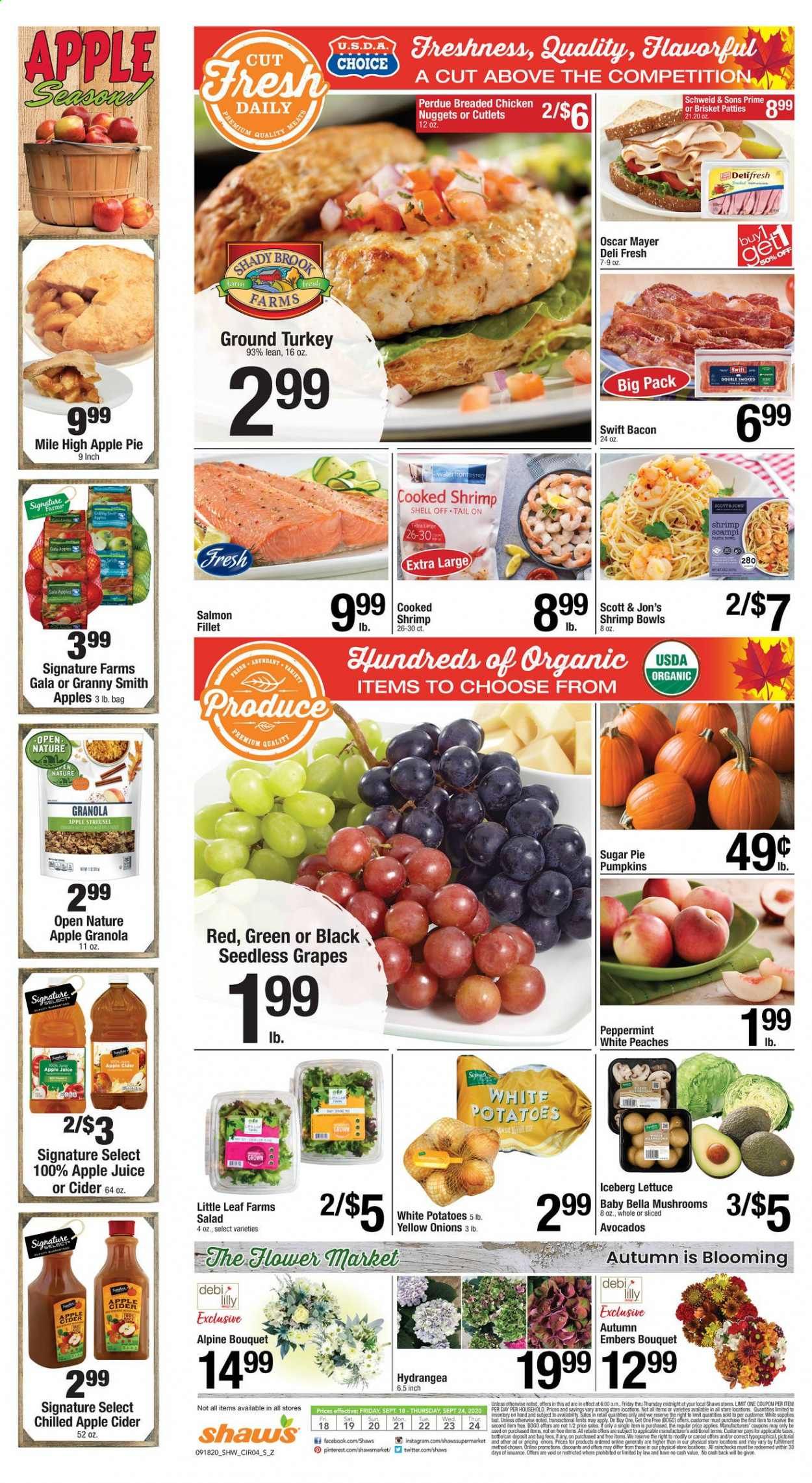 Shaw’s Weekly Ad September 18 to September 24