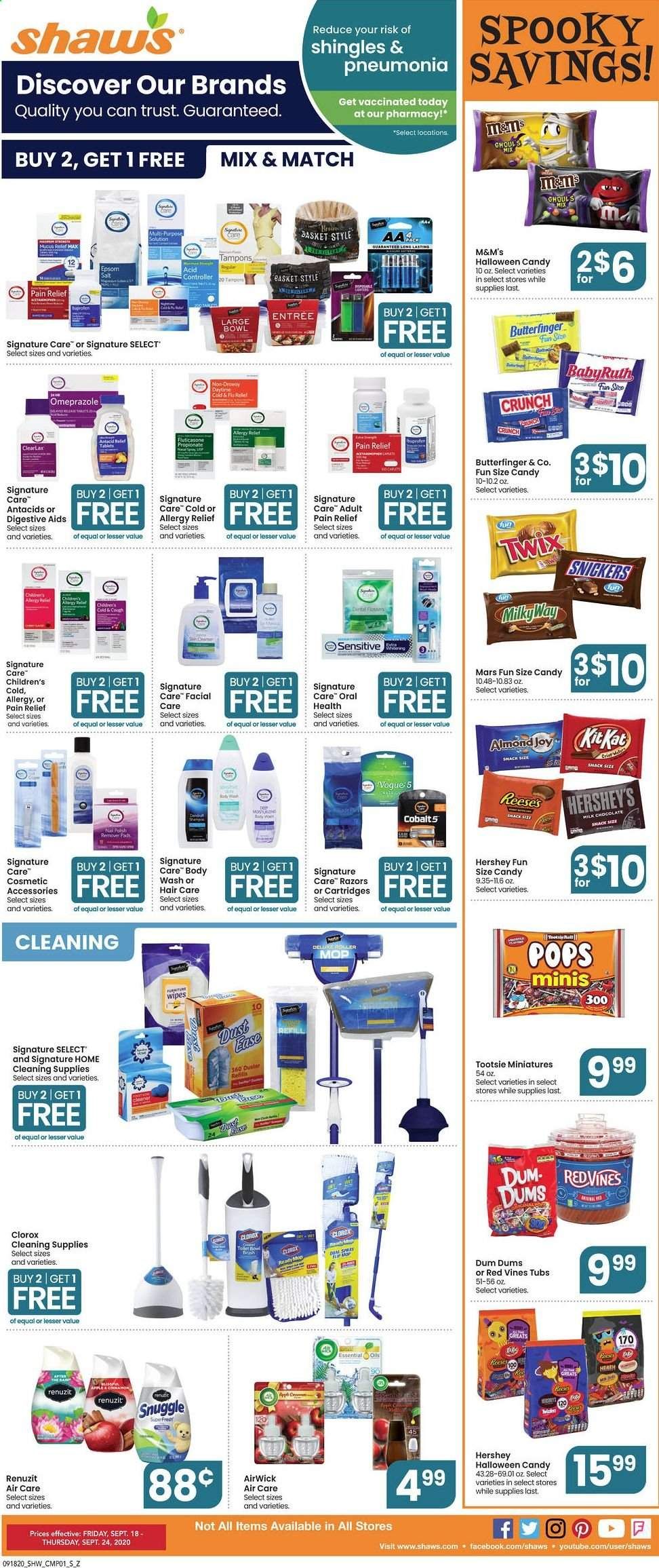 Shaw’s Weekly Ad September 18 to September 24