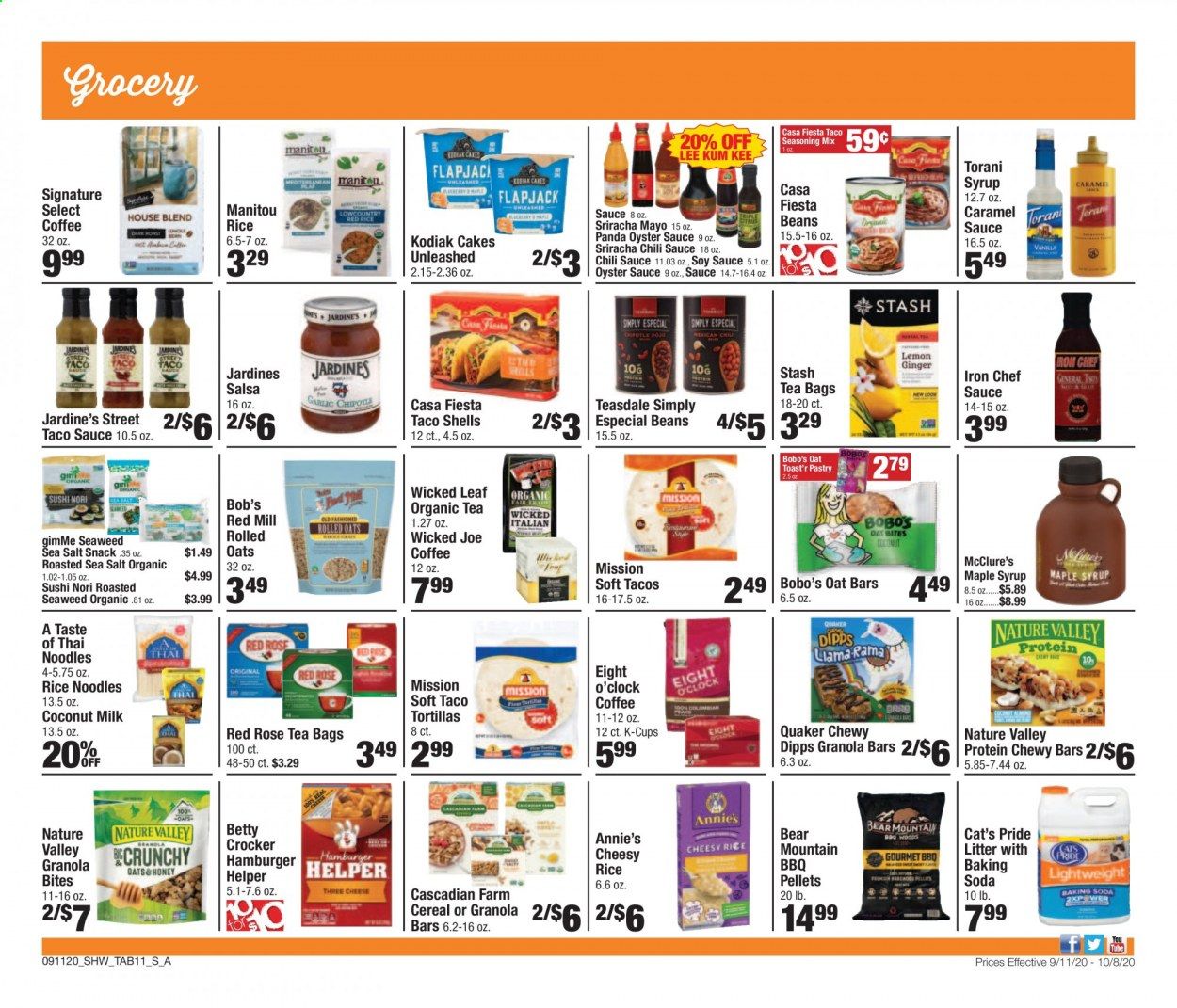 Shaw’s Weekly Ad September 11 to October 8