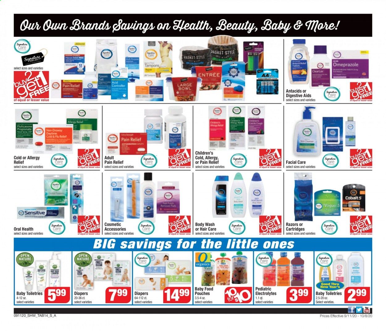 Shaw’s Weekly Ad September 11 to October 8