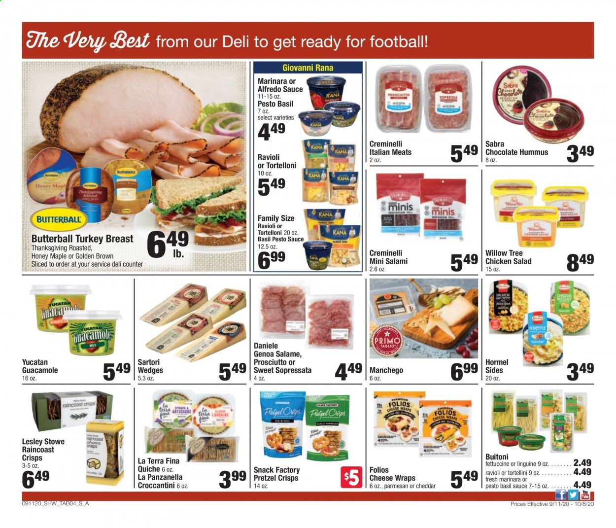 Shaw’s Weekly Ad September 11 to October 8