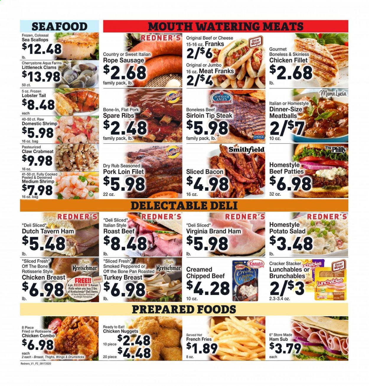 Redner's Markets Weekly Ad September 17 to September 23