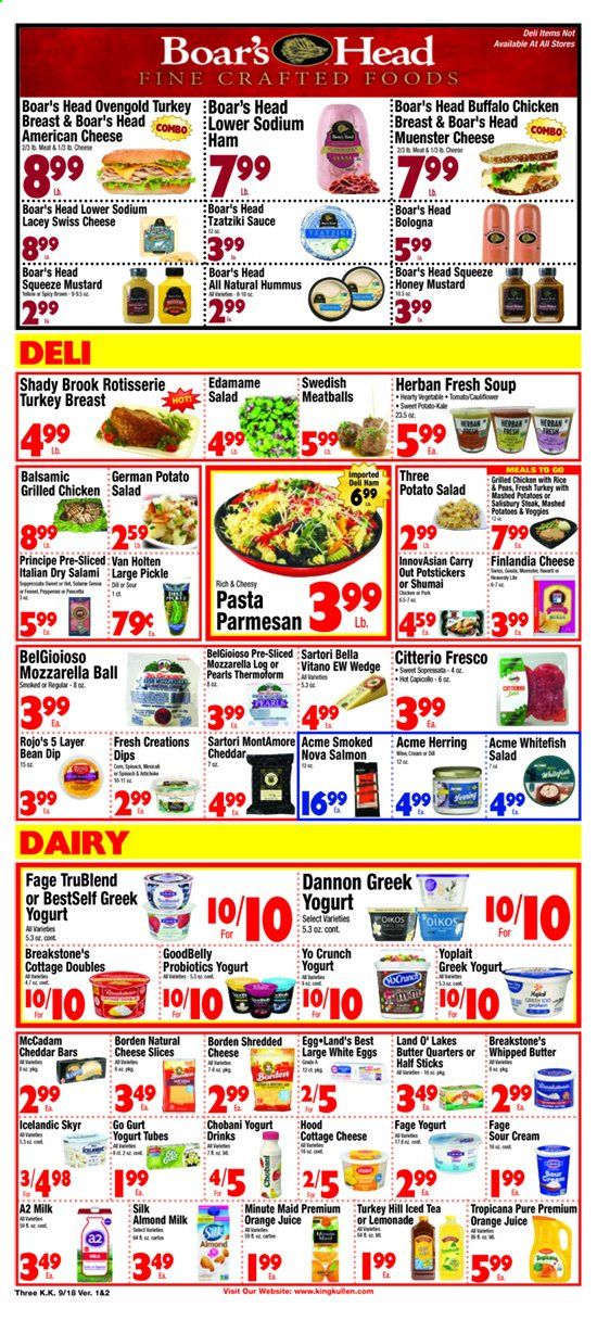 King Kullen Weekly Ad September 18 to September 24