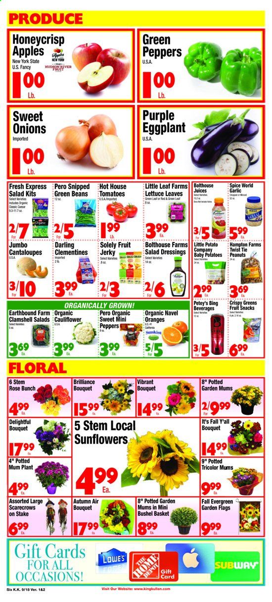 King Kullen Weekly Ad September 18 to September 24