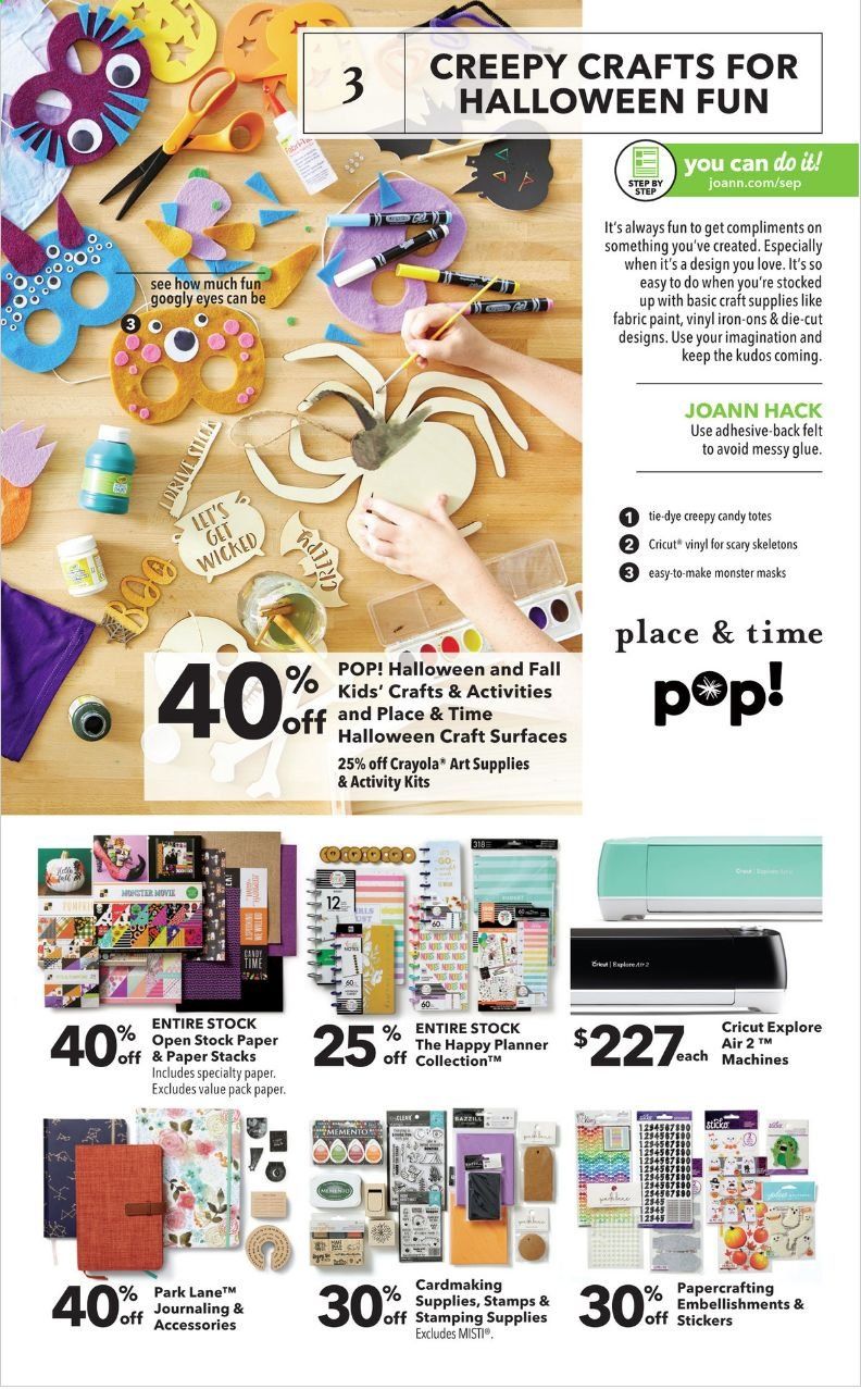 JOANN Weekly Ad September 17 to September 30