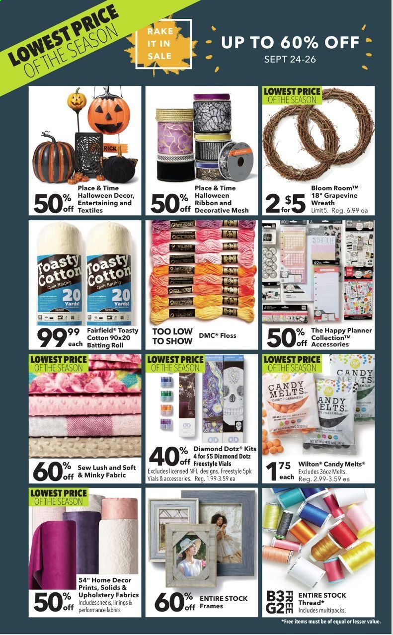 JOANN Weekly Ad September 17 to September 30