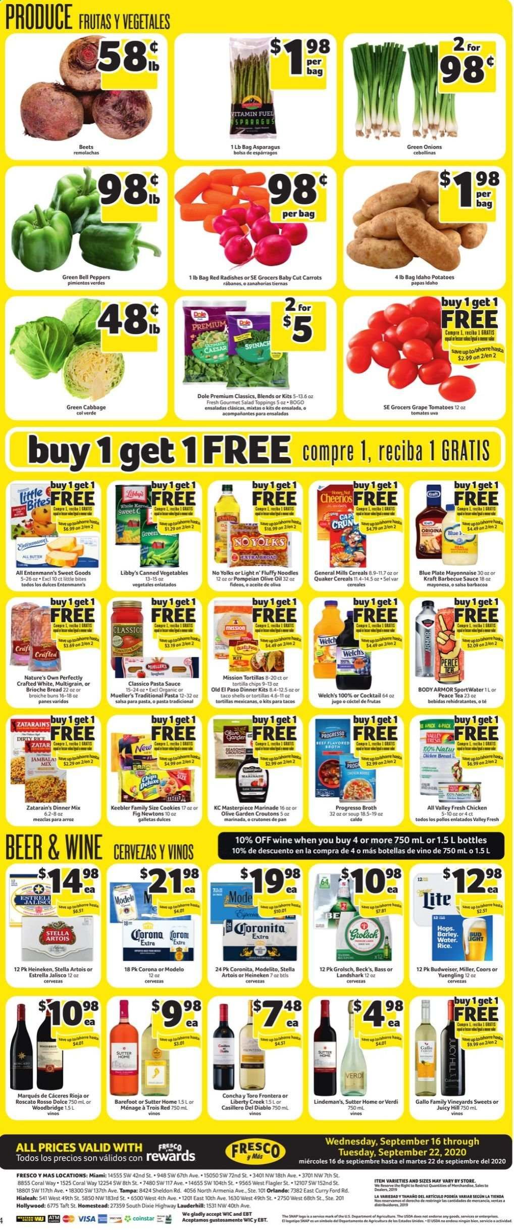 Fresco y Más Weekly Ad September 16 to September 22