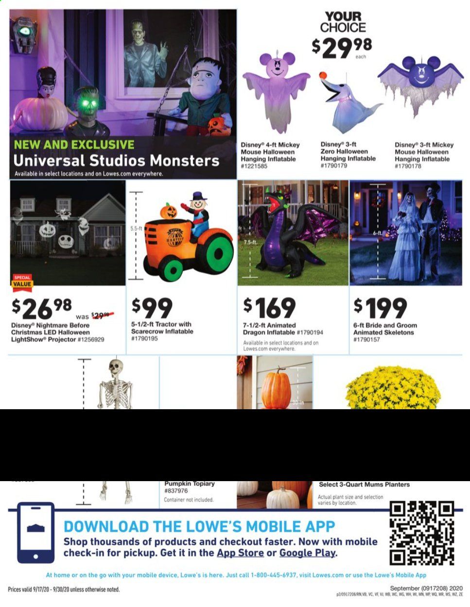 Lowe's Weekly Ad Flyer September 18 to September 25