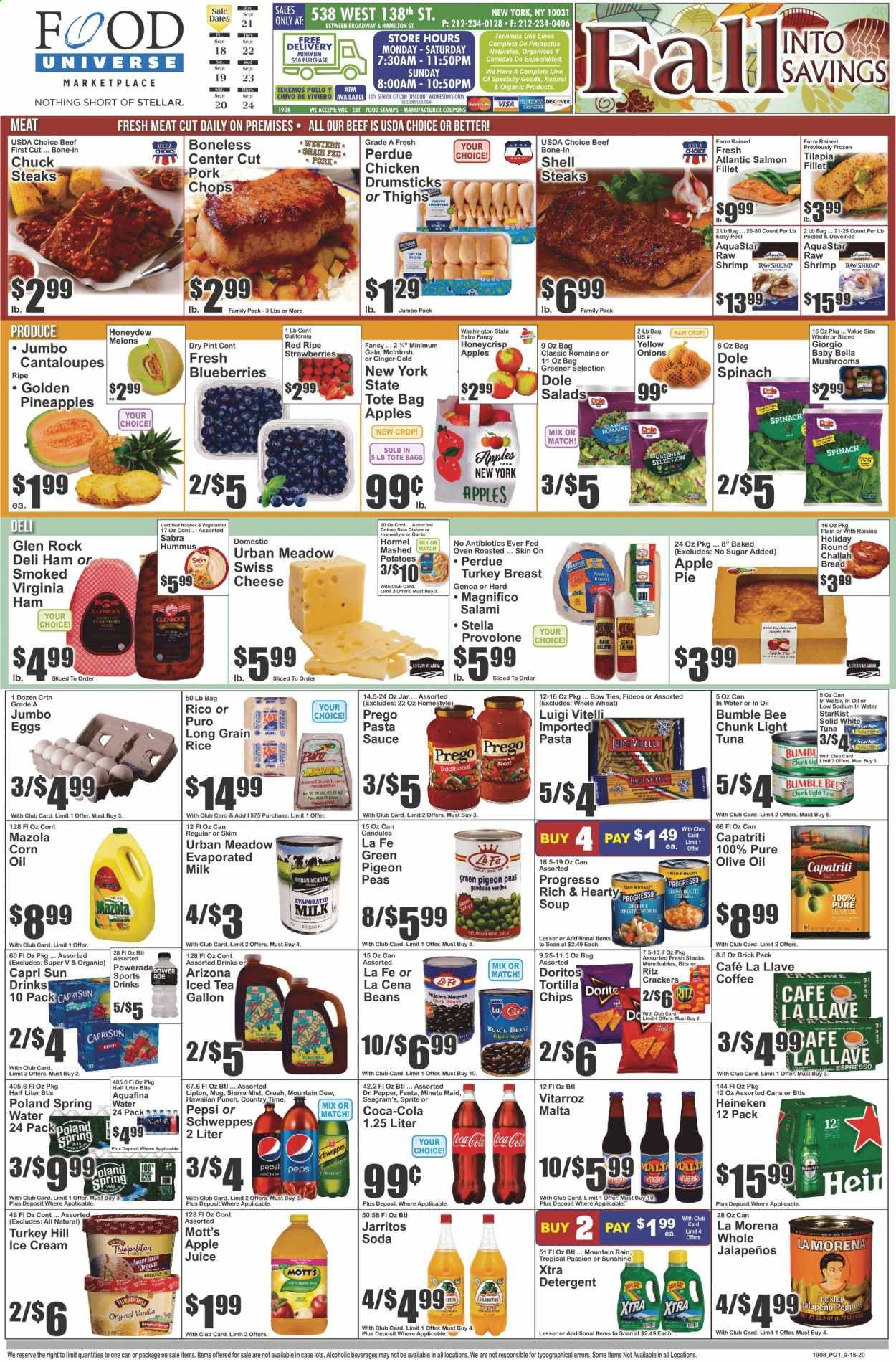 Key Food (NJ, NY) Weekly Ad Flyer September 18 to September 24