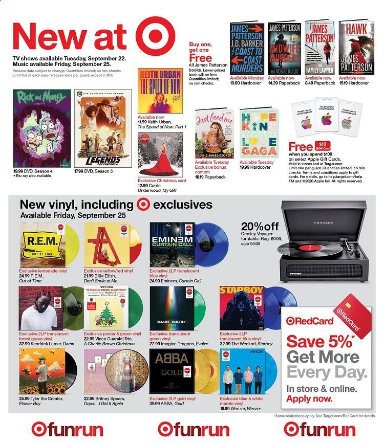 Target Weekly Ad Flyer September 20 to September 26