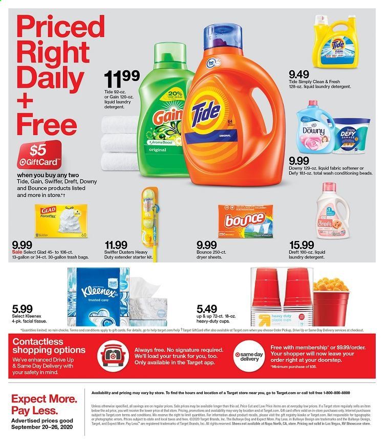 Target Weekly Ad Flyer September 20 to September 26