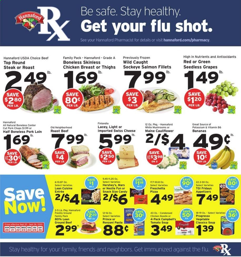 Hannaford (NY) Weekly Ad Flyer September 20 to September 26