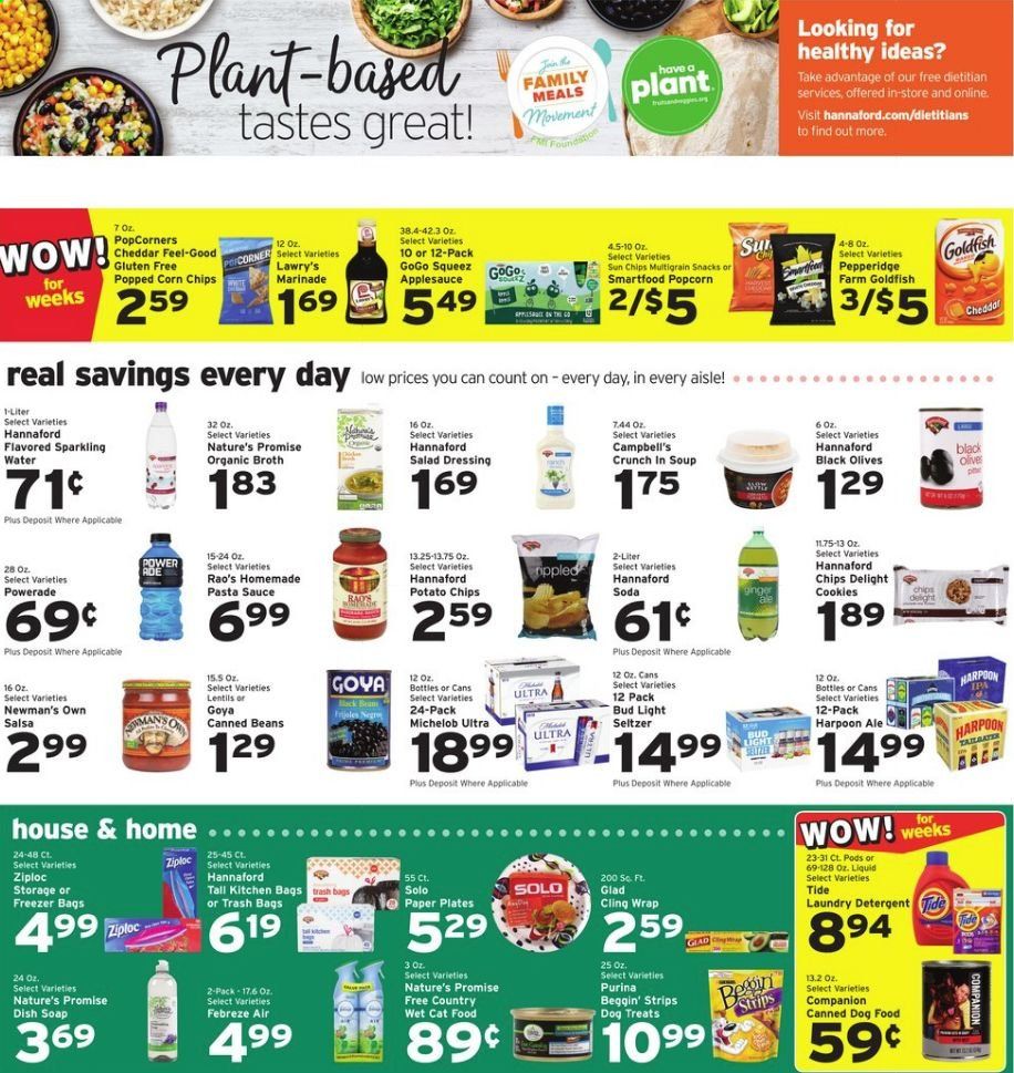 Hannaford (NY) Weekly Ad Flyer September 20 to September 26
