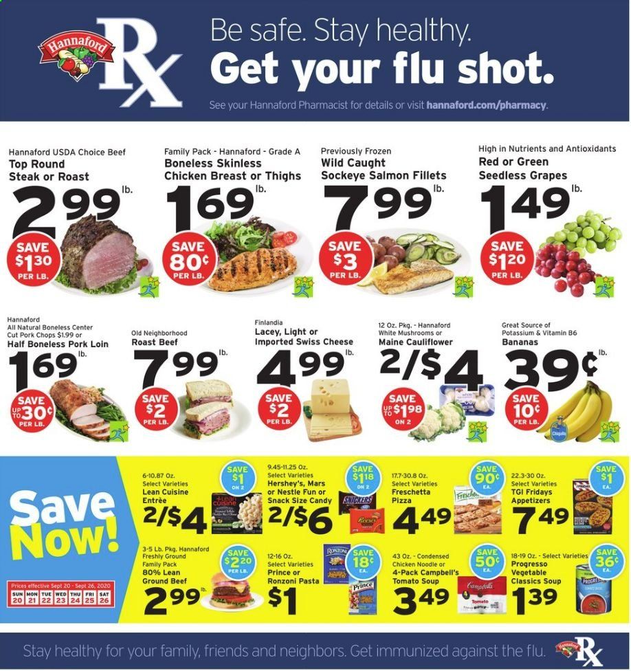 Hannaford (NH) Weekly Ad Flyer September 20 to September 26