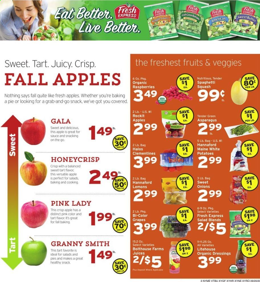 Hannaford (VT) Weekly Ad Flyer September 20 to September 26