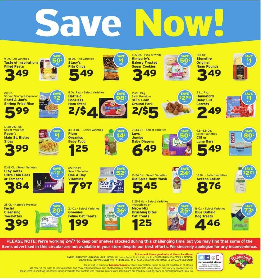Hannaford (VT) Weekly Ad Flyer September 20 to September 26