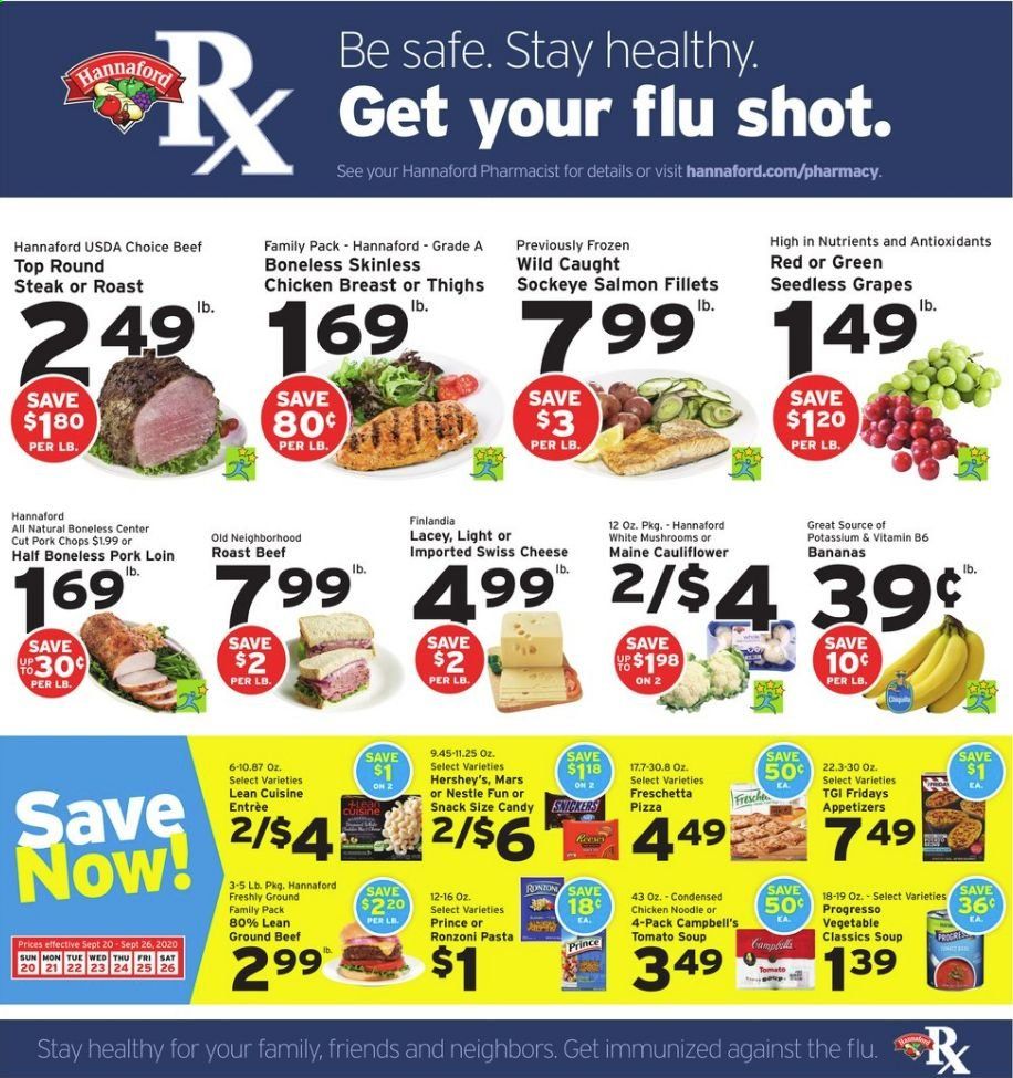 Hannaford (MA) Weekly Ad Flyer September 20 to September 26