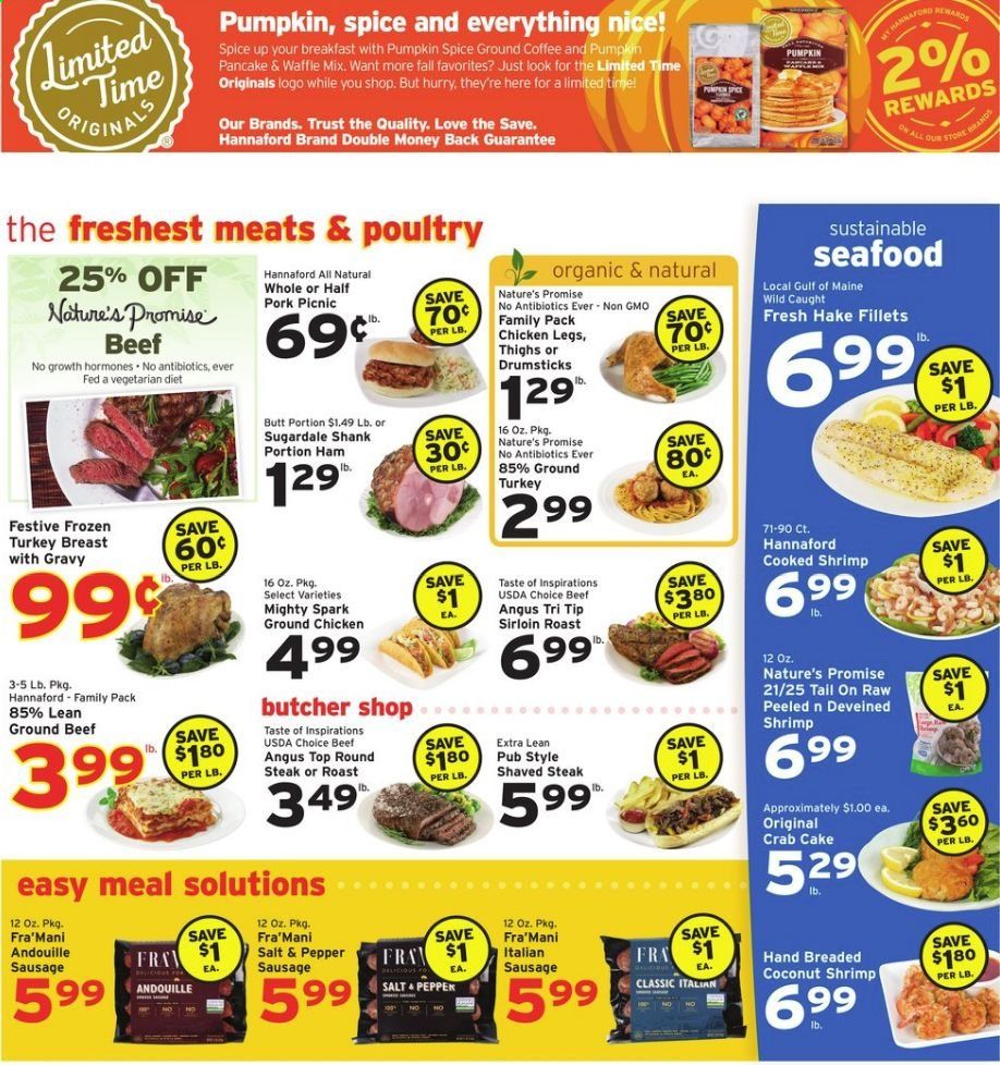 Hannaford (MA) Weekly Ad Flyer September 20 to September 26