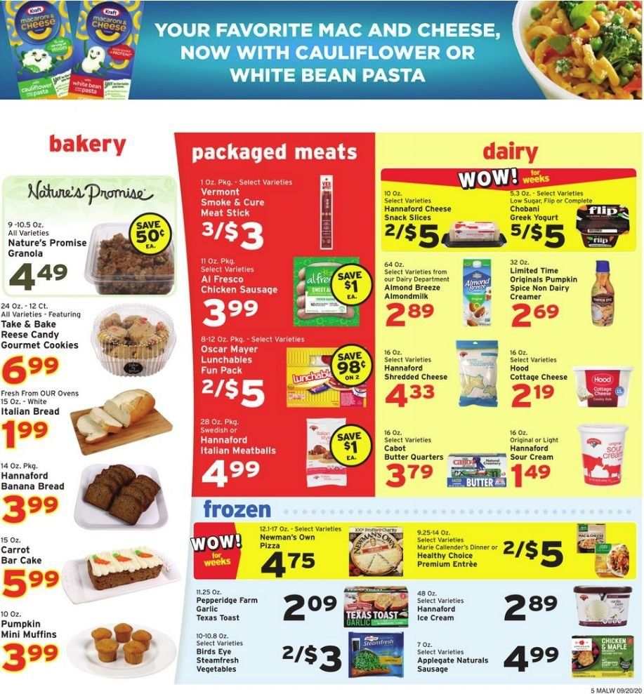 Hannaford (MA) Weekly Ad Flyer September 20 to September 26