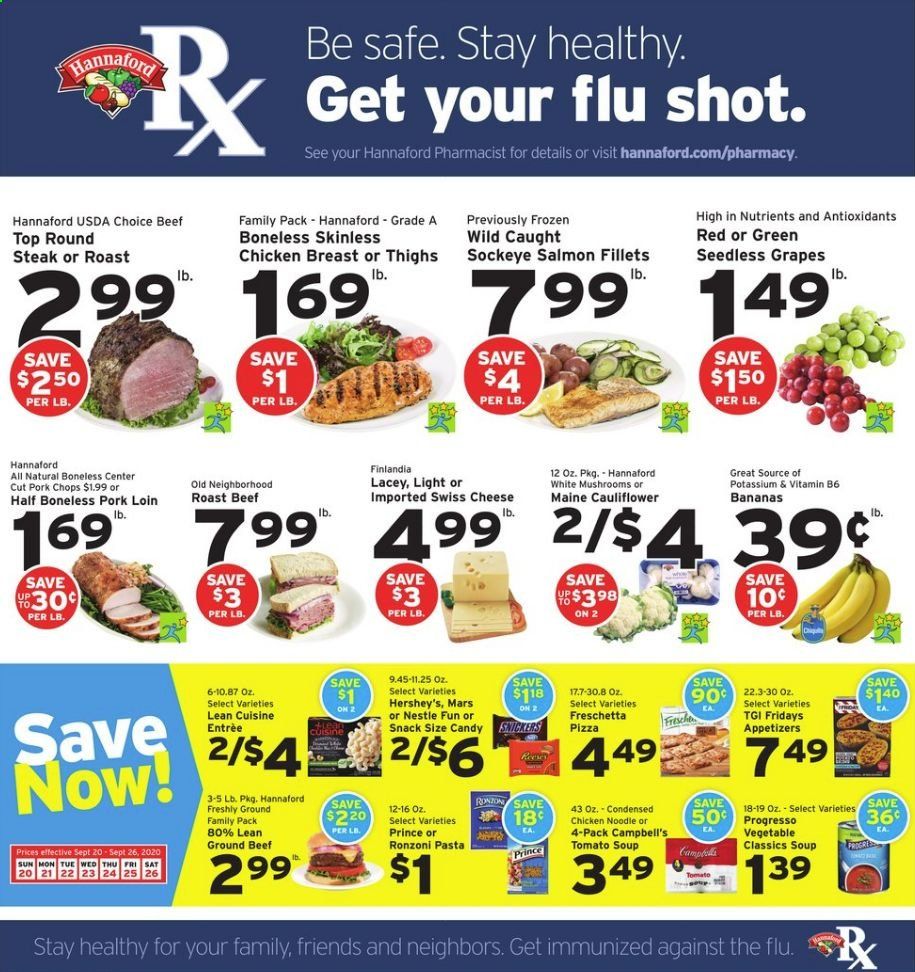 Hannaford (ME) Weekly Ad Flyer September 20 to September 26