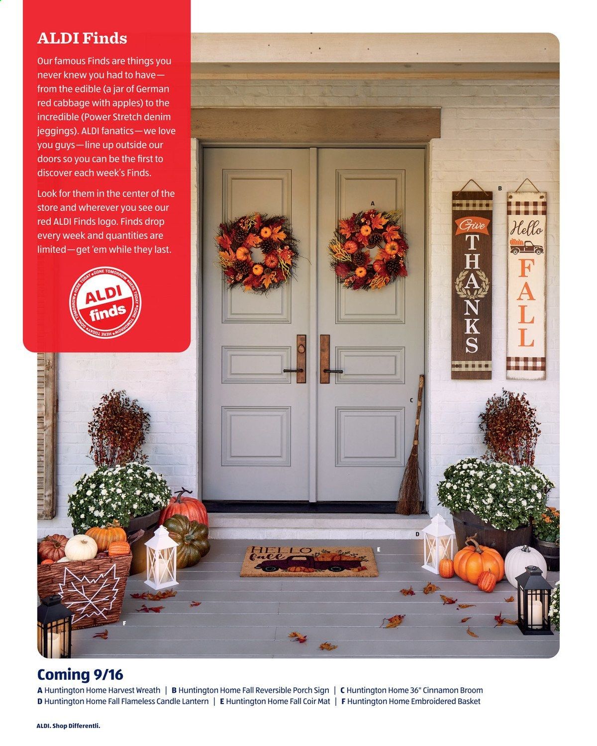 ALDI Weekly Ad Flyer September 16 to October 31
