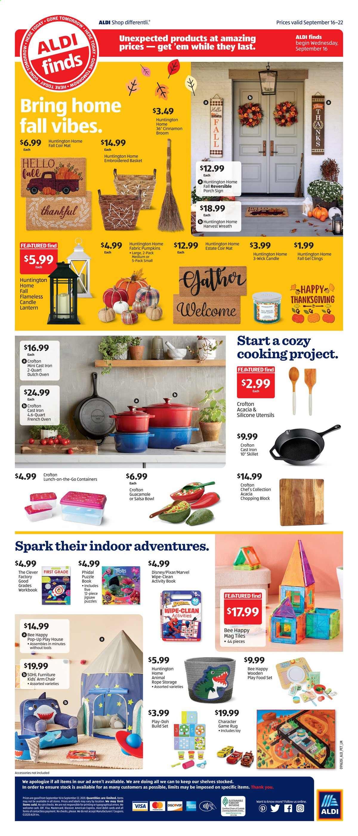 ALDI (IL, KS, NC, VA) Weekly Ad Flyer September 16 to September 22