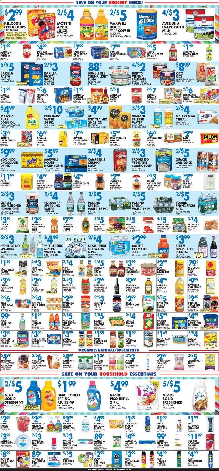 Associated Supermarkets Weekly Ad Flyer September 18 to September 24
