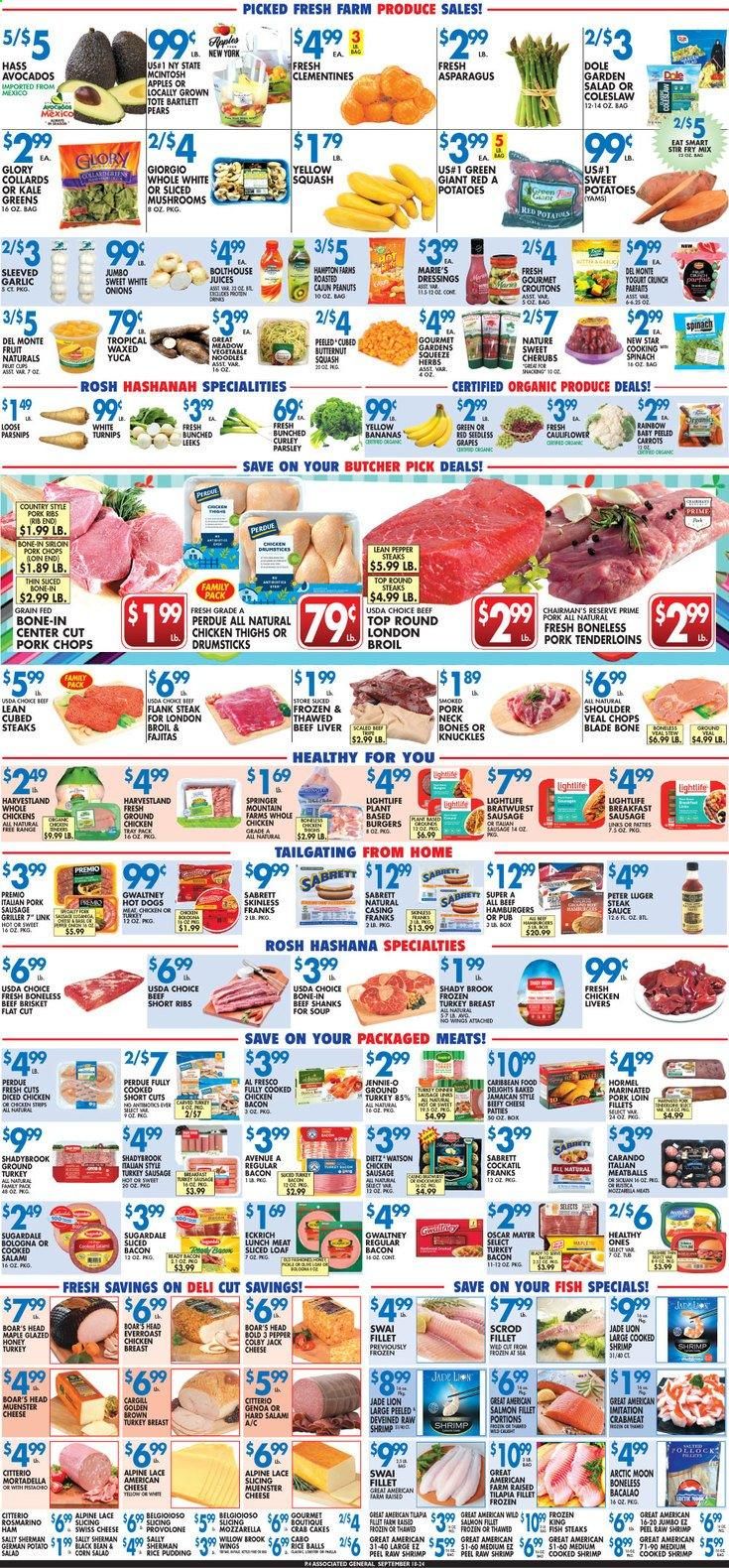 Associated Supermarkets Weekly Ad Flyer September 18 to September 24