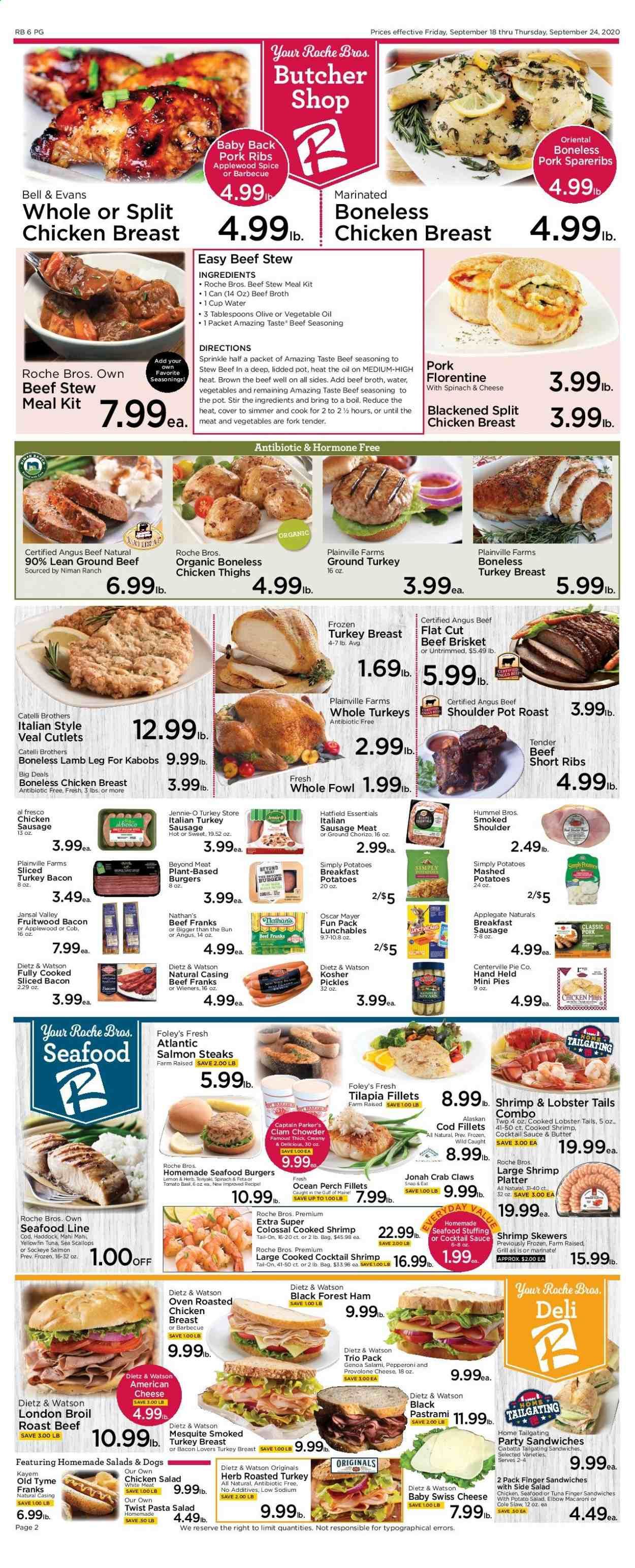 Roche Bros. Weekly Ad Flyer September 18 to September 24
