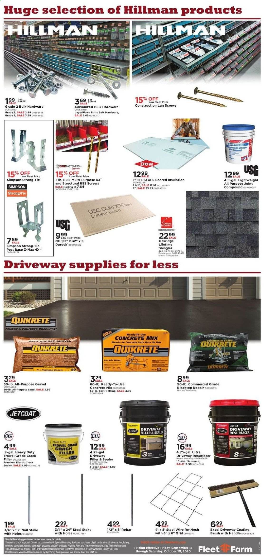 Fleet Farm Weekly Ad Flyer September 18 to October 10