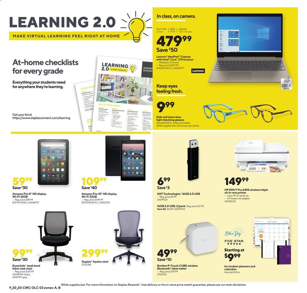 Staples Weekly Ad Flyer September 20 to September 26