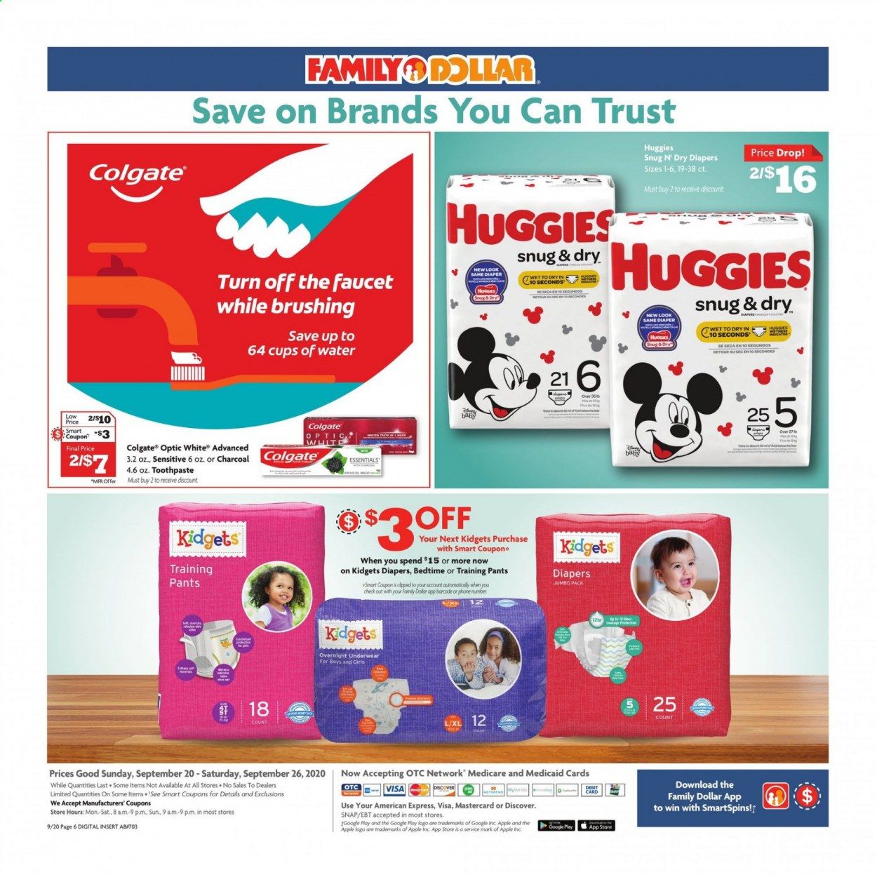 Family Dollar Weekly Ad Flyer September 20 to September 26