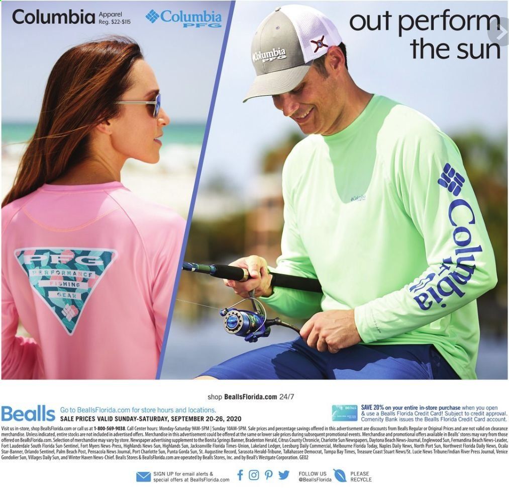 Bealls Florida Weekly Ad Flyer September 20 to September 26