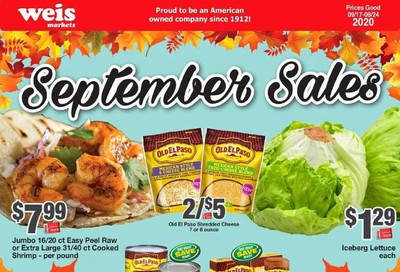 Weis Weekly Ad Flyer September 17 to September 24