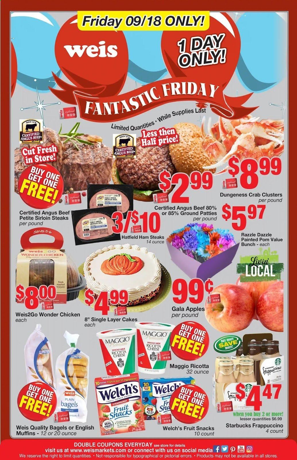 Weis Weekly Ad Flyer September 17 to September 24