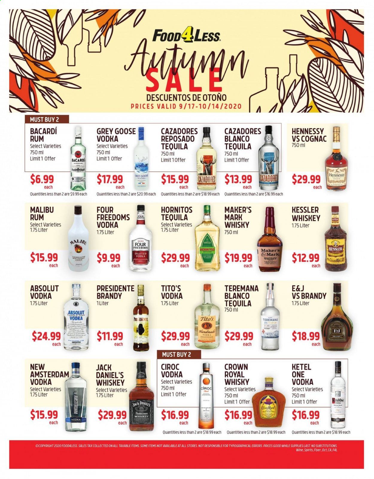 Food 4 Less (IL) Weekly Ad Flyer September 17 to October 14