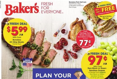 Baker's Weekly Ad Flyer September 23 to September 29