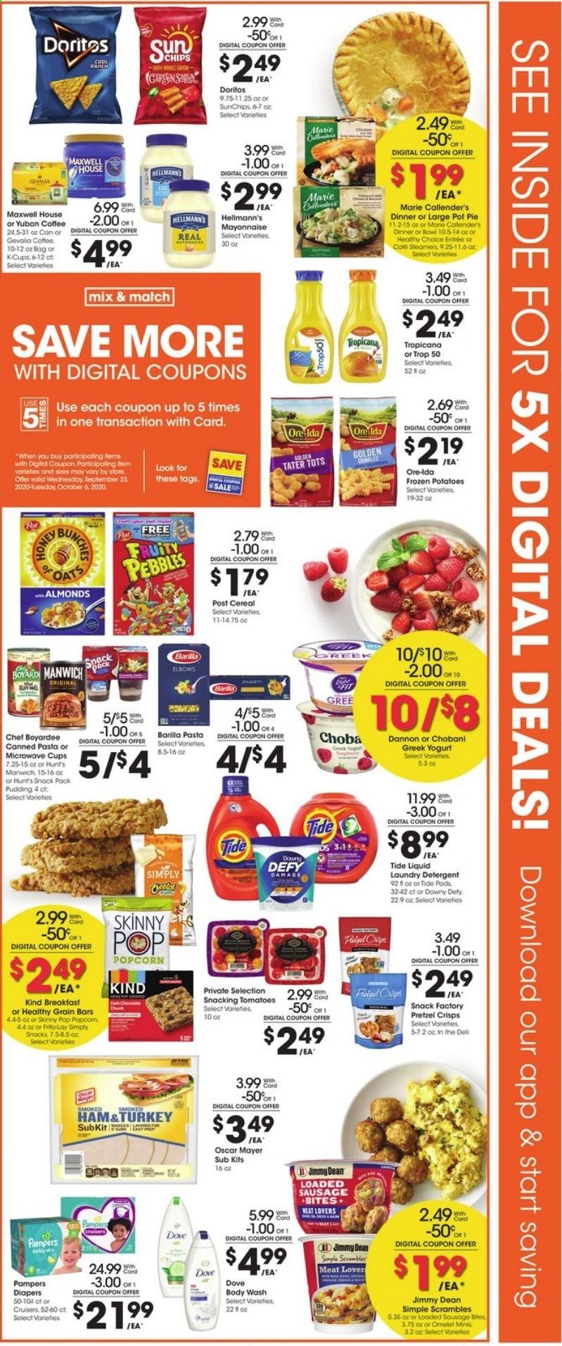 Baker's Weekly Ad Flyer September 23 to September 29