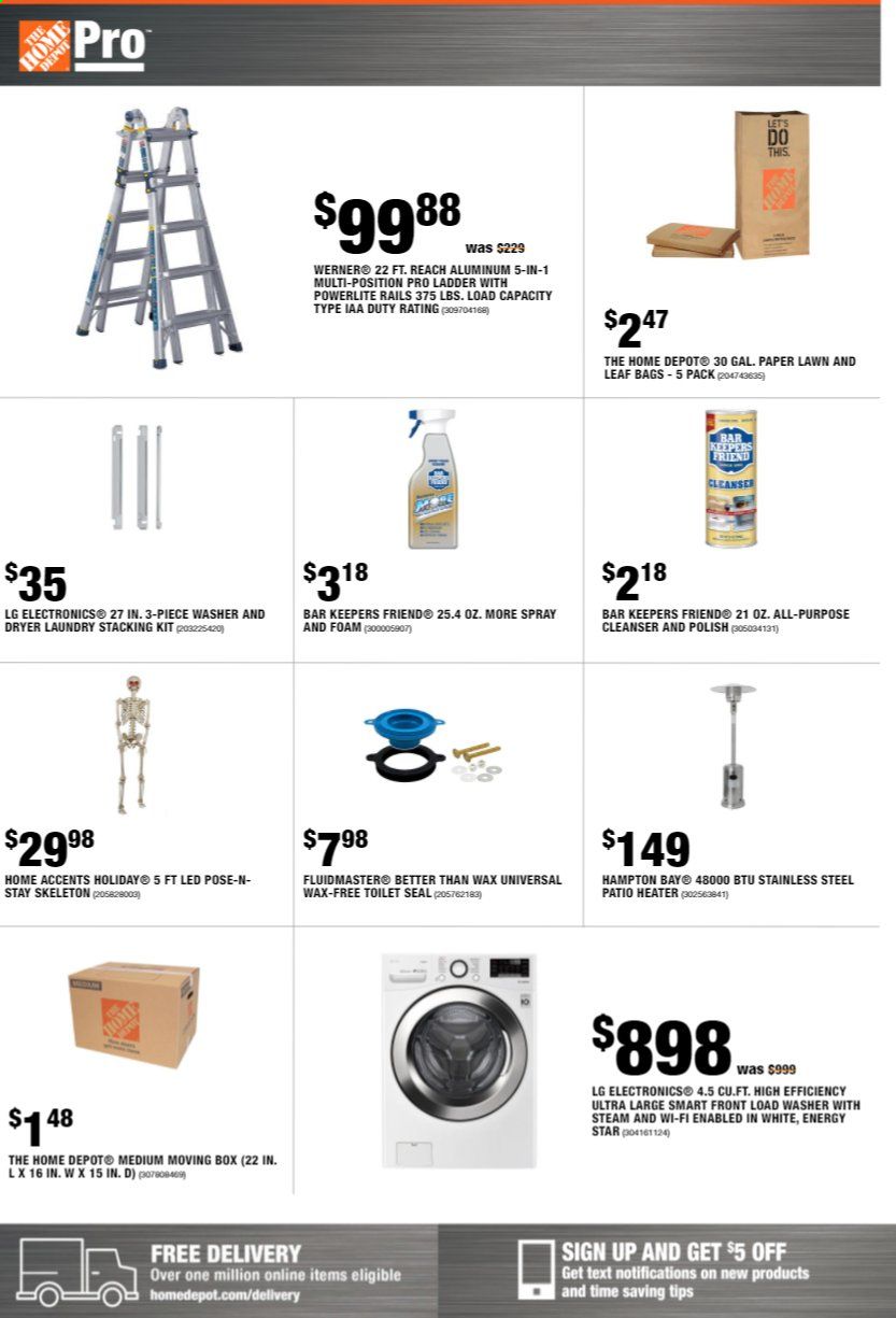 The Home Depot Weekly Ad Flyer September 21 to September 28
