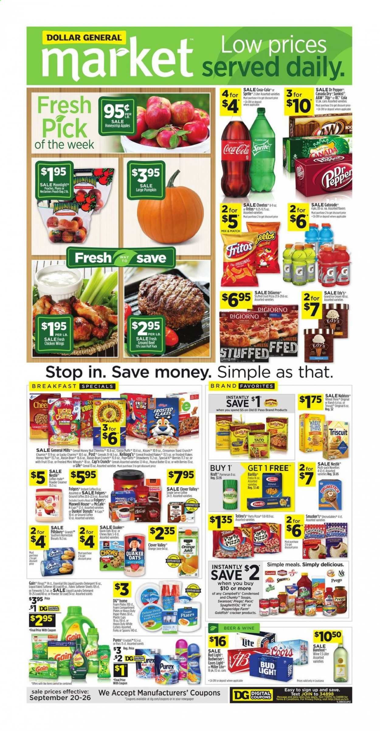 Dollar General (LA) Weekly Ad Flyer September 20 to September 26