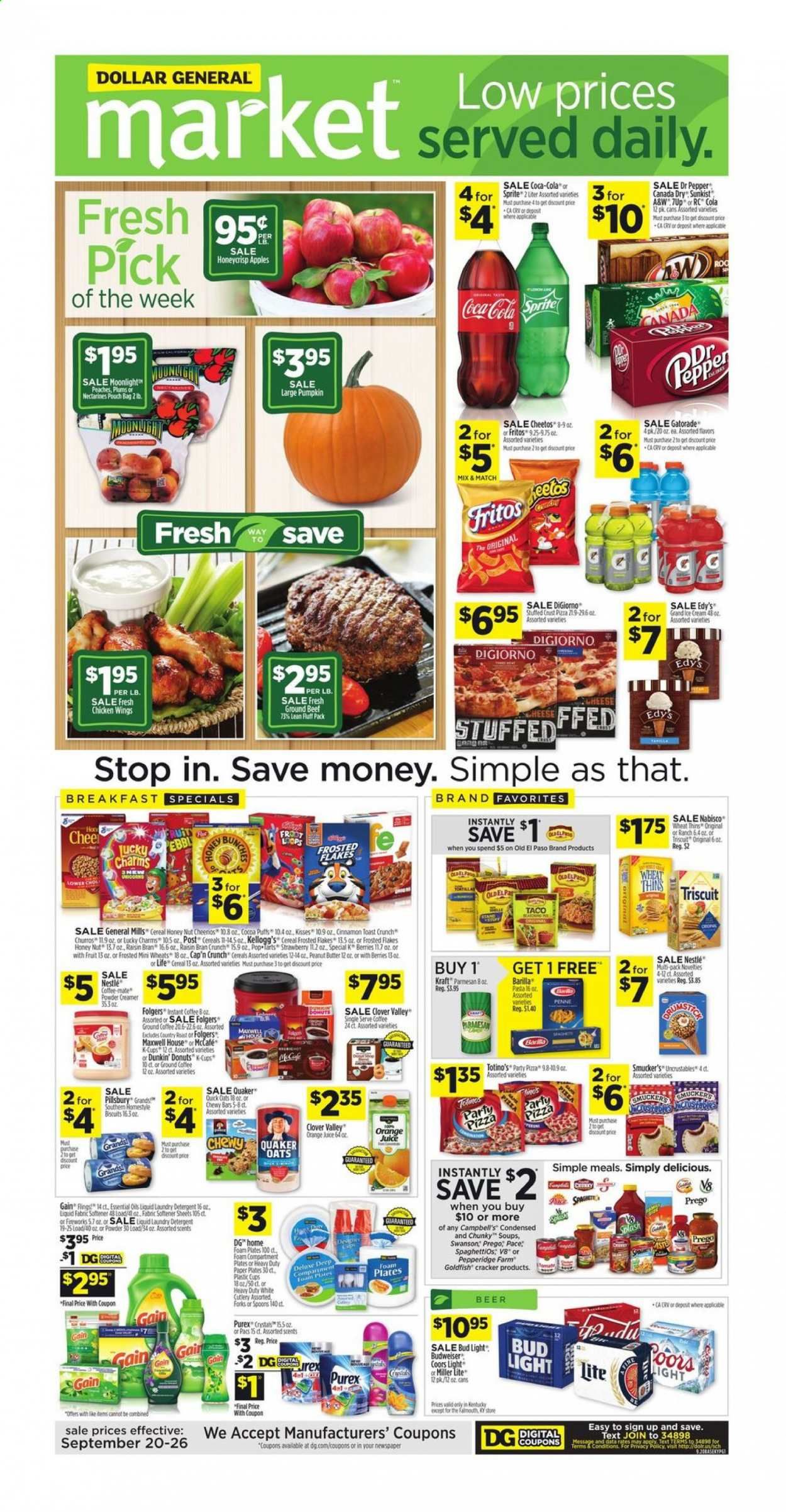 Dollar General (KY) Weekly Ad Flyer September 20 to September 26