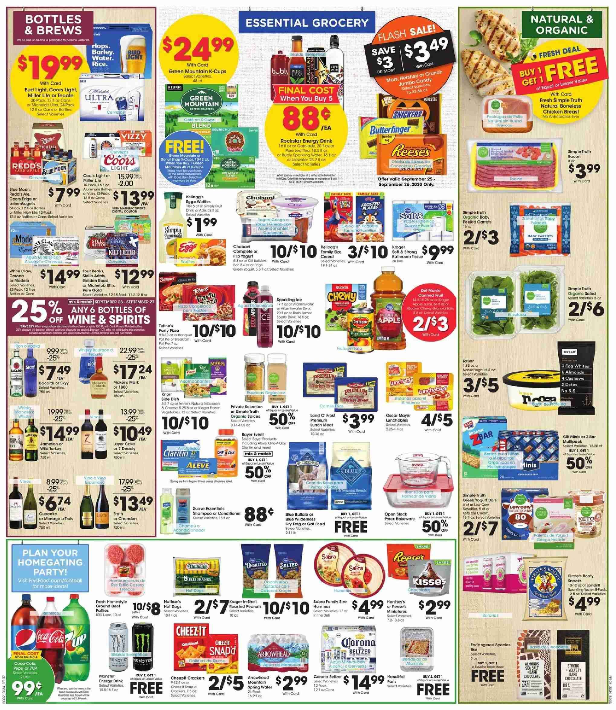 Fry’s (AZ) Weekly Ad Flyer September 23 to September 29