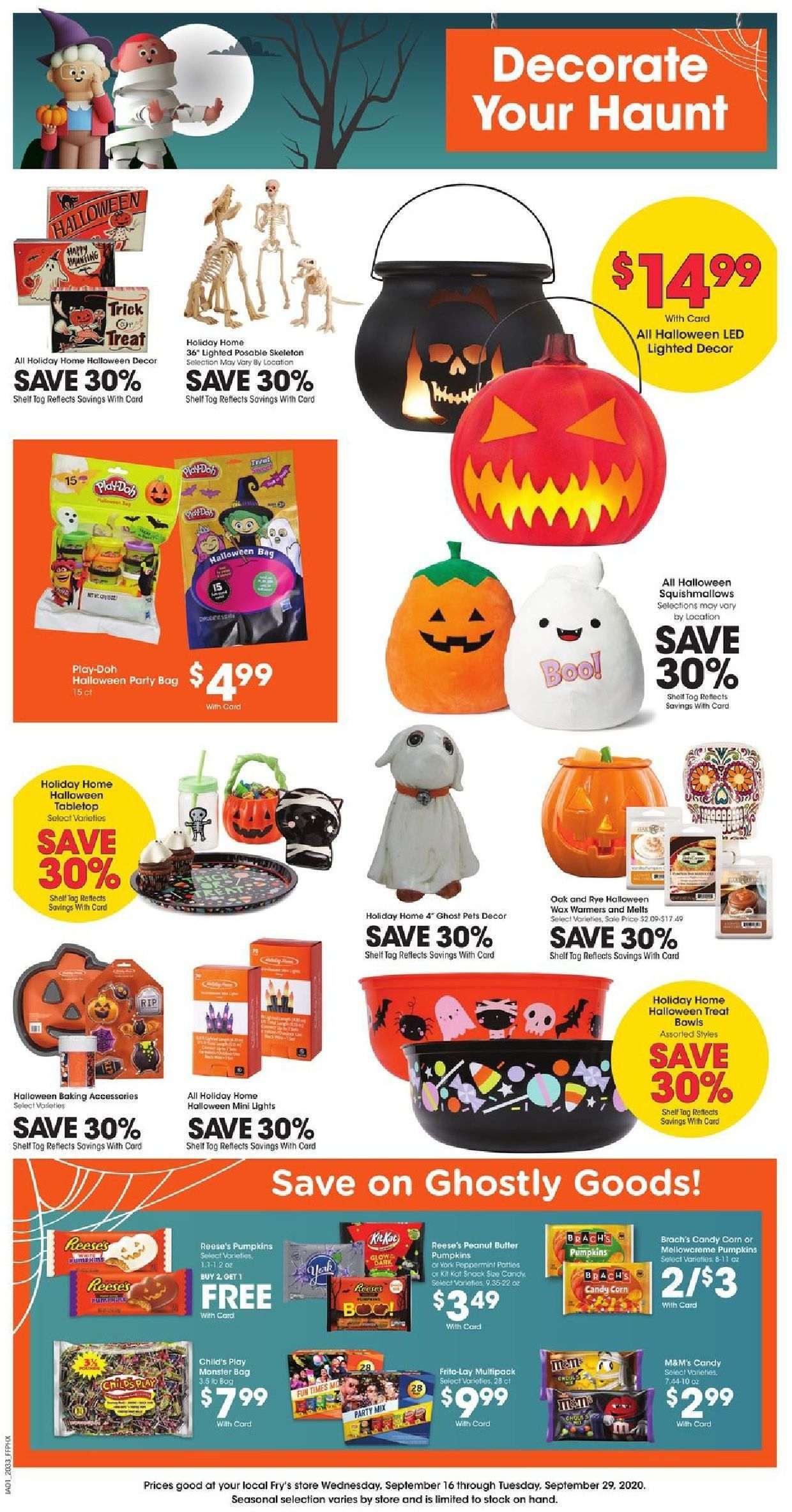 Fry’s (AZ) Weekly Ad Flyer September 23 to September 29