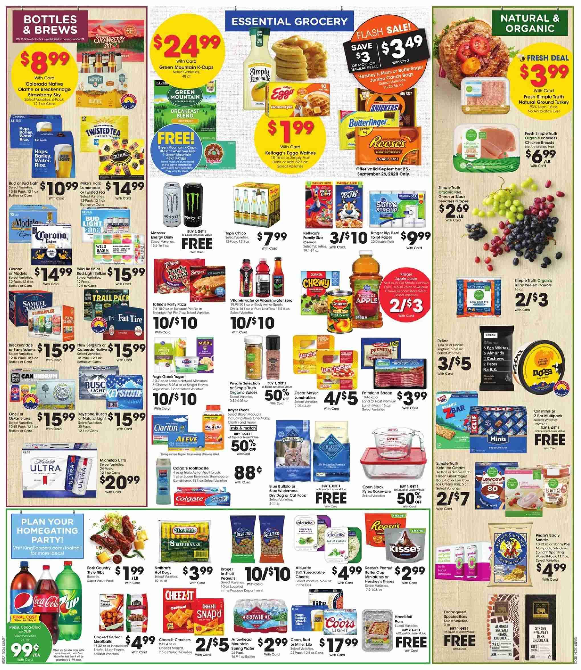 King Soopers Weekly Ad Flyer September 23 to September 29