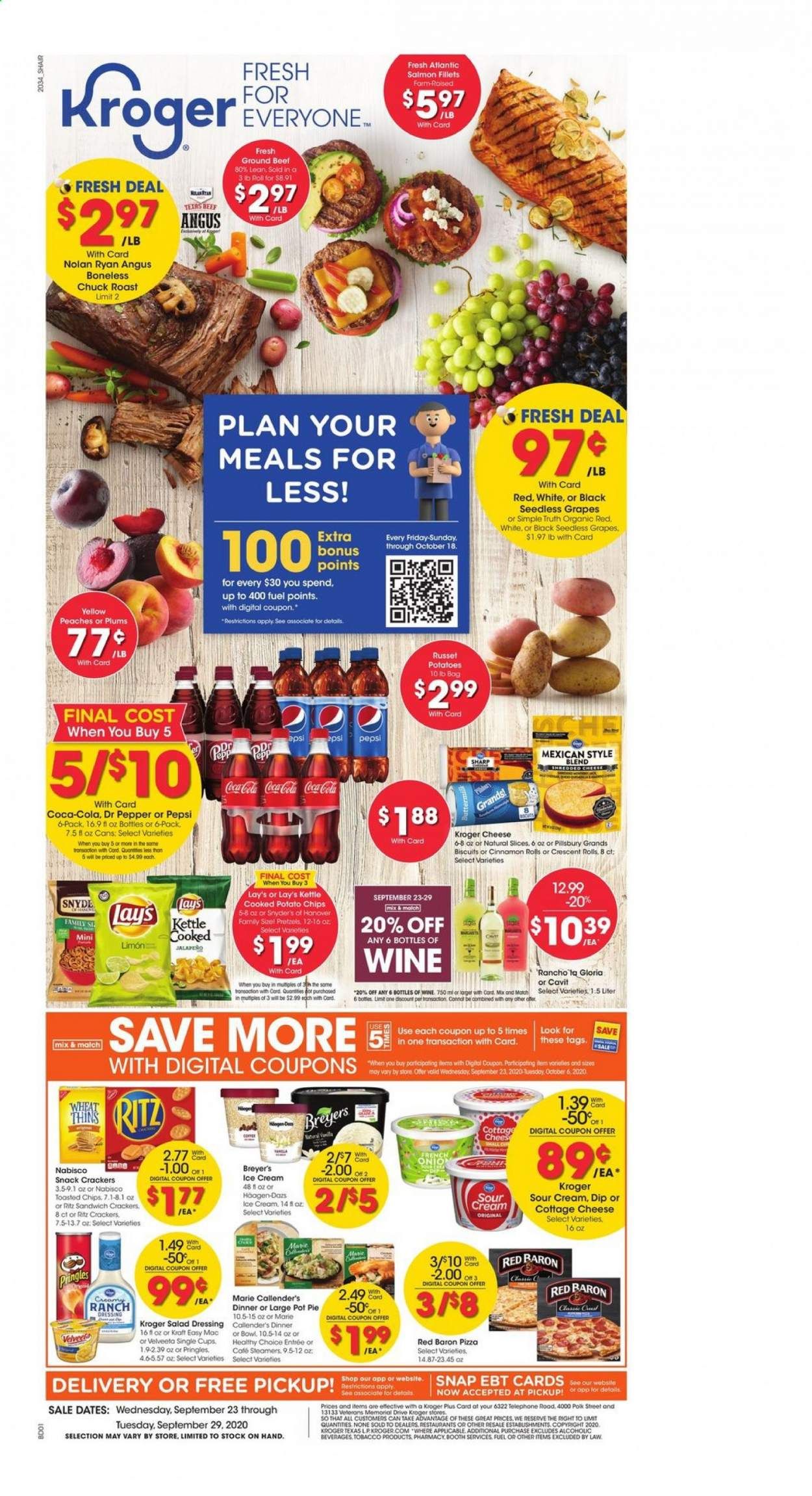 Kroger Weekly Ad Flyer September 23 to September 29