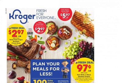 Kroger Weekly Ad Flyer September 23 to September 29