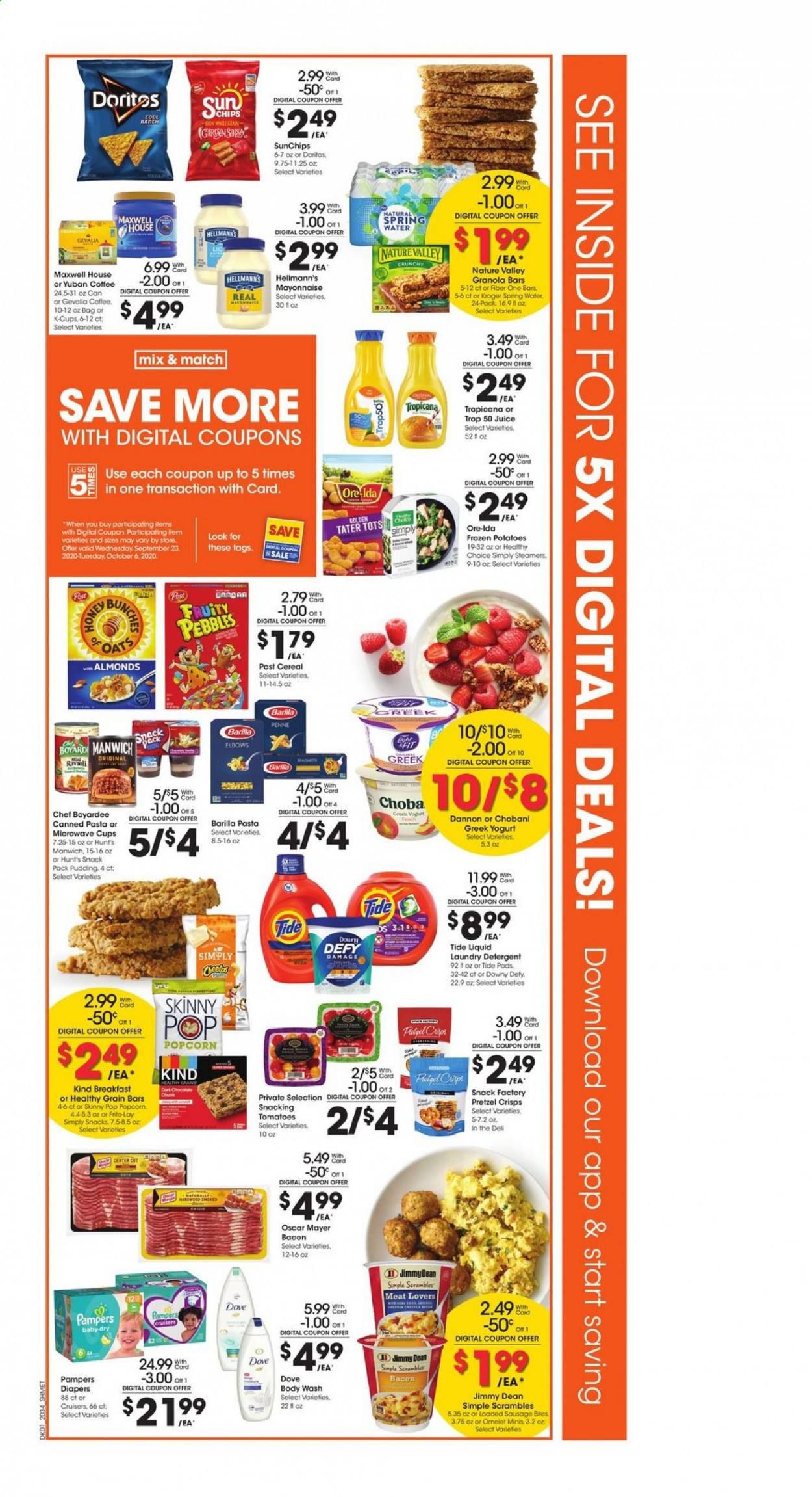 Kroger Weekly Ad Flyer September 23 to September 29